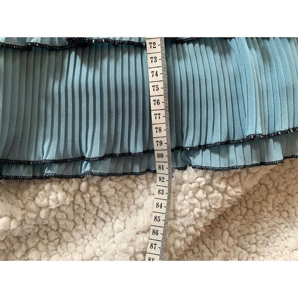 NWT Rinascimento Dress Blue Black Size Small Made in Italy Knee Length Cocktail - Picture 6 of 12